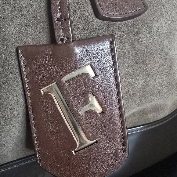 Furla Colorblock Suede/Candy Everyday HandBag - Picture 7 of 15